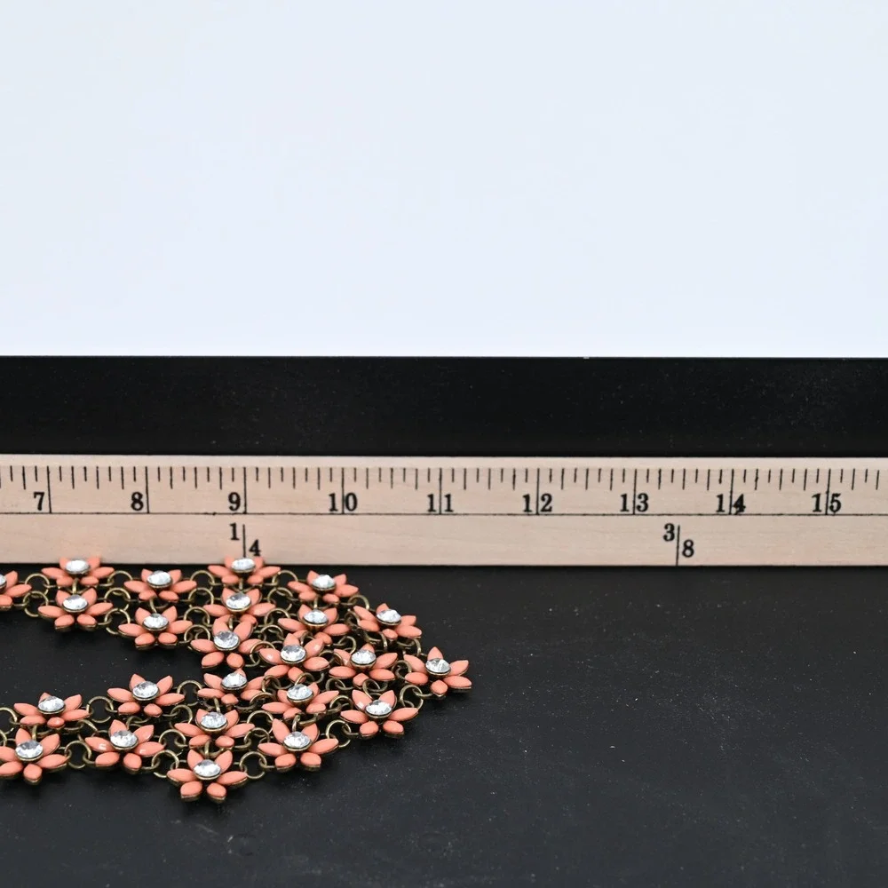 N/A peach floral